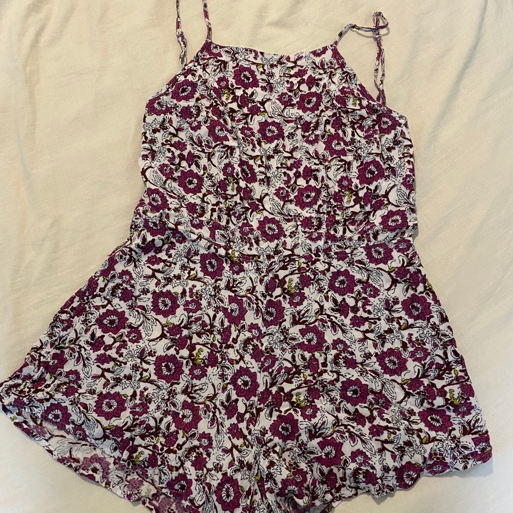 Open back romper